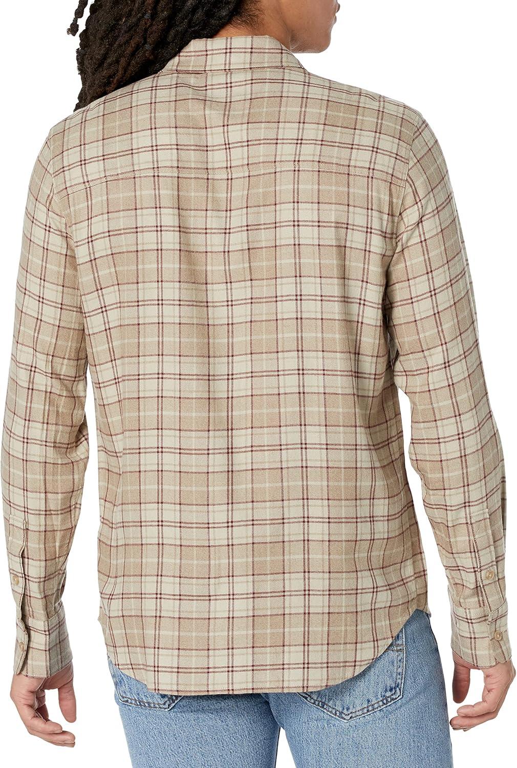 imagePAIGE Mens Everett Brushed Cotton Button Down ShirtVelvet Stone