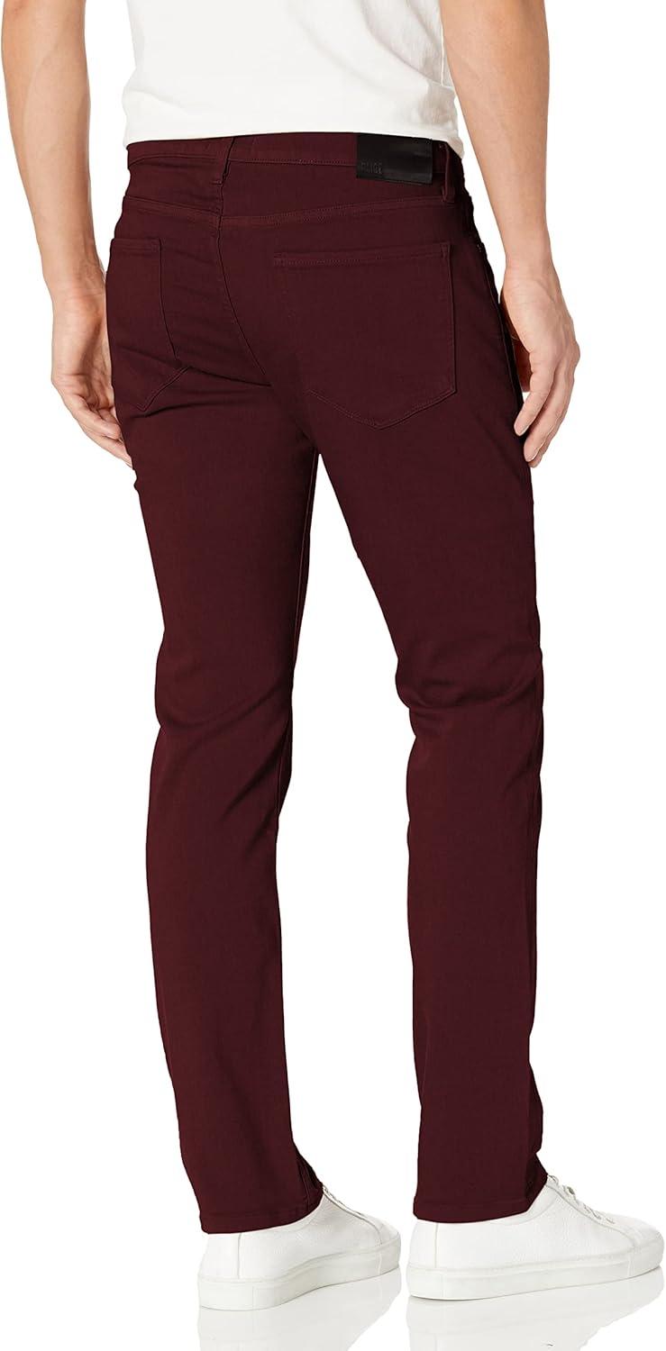 imagePAIGE Mens Federal Transcend Slim Straight JeansBordeaux Velvet