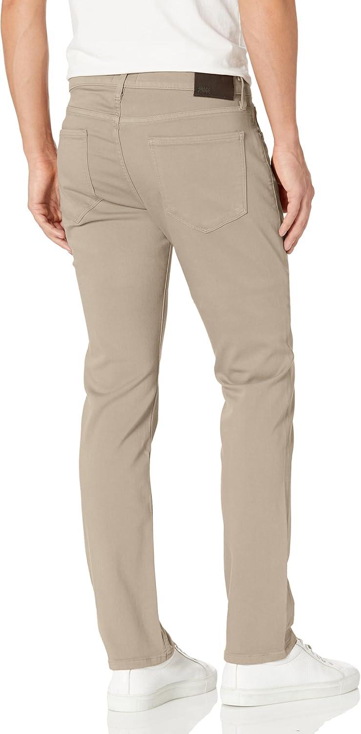 imagePAIGE Mens Federal Transcend Slim Straight JeansKhaki Sand