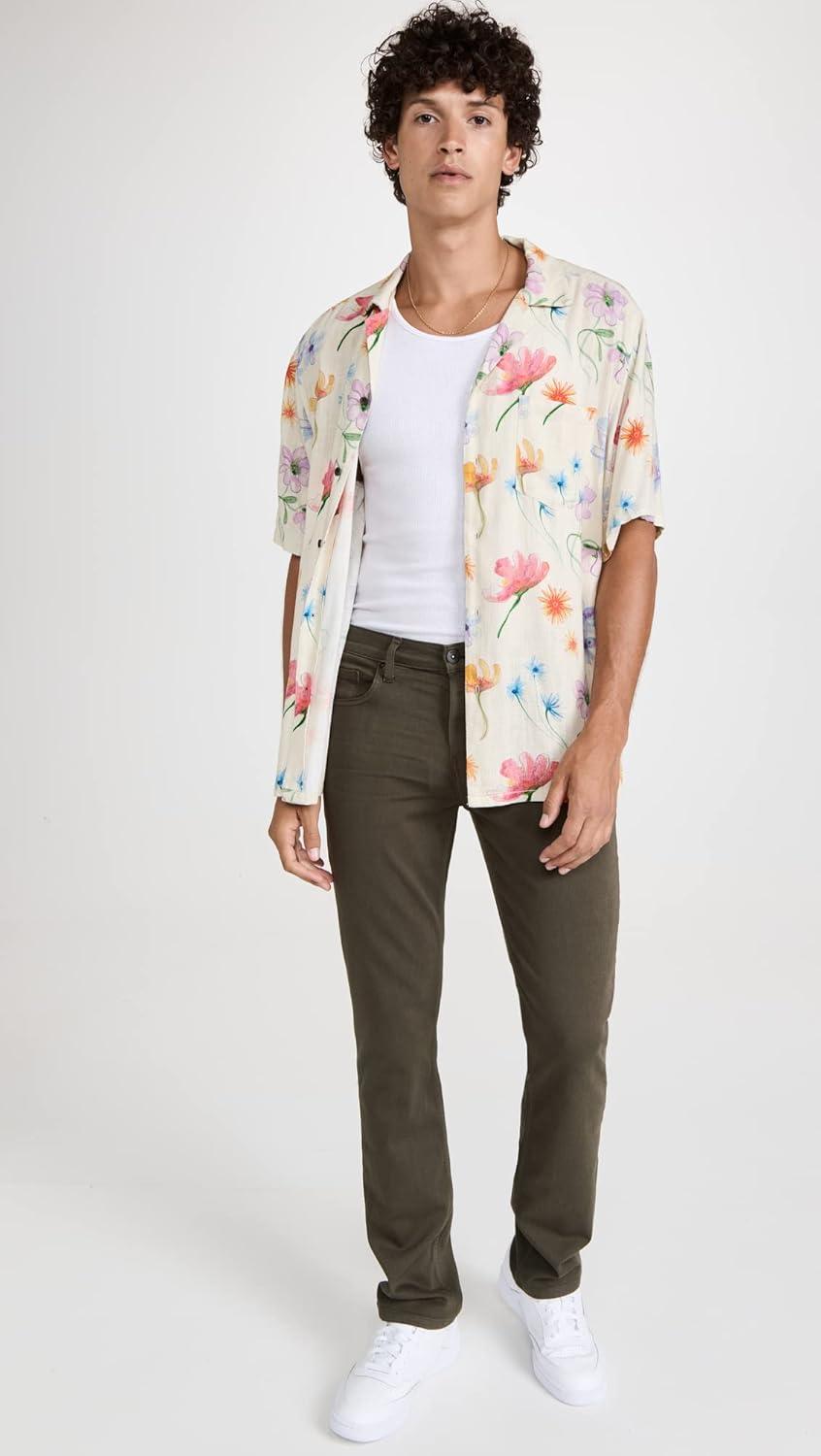 imagePAIGE Mens Federal Transcend Slim Straight JeansRiver Moss