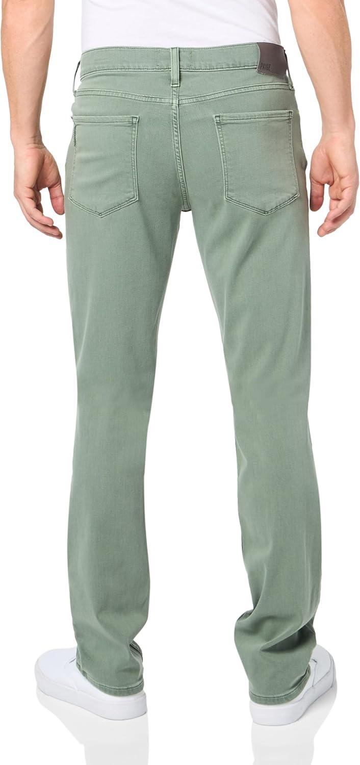 imagePAIGE Mens Federal Transcend Slim Straight JeansVintage Foggy Forest