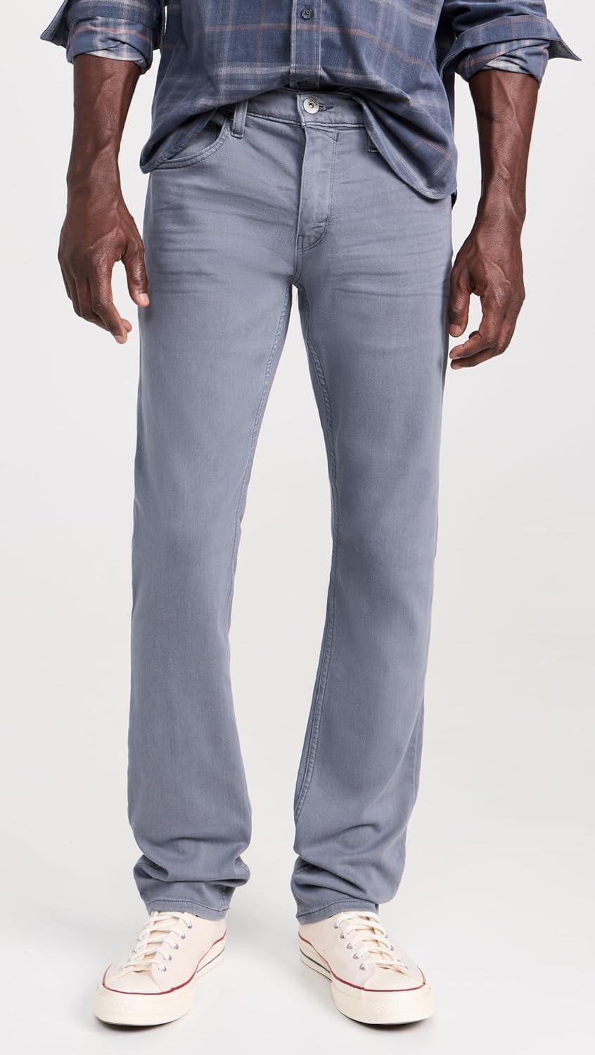 imagePAIGE Mens Federal Transcend Slim Straight JeansVintage Navy Smoke