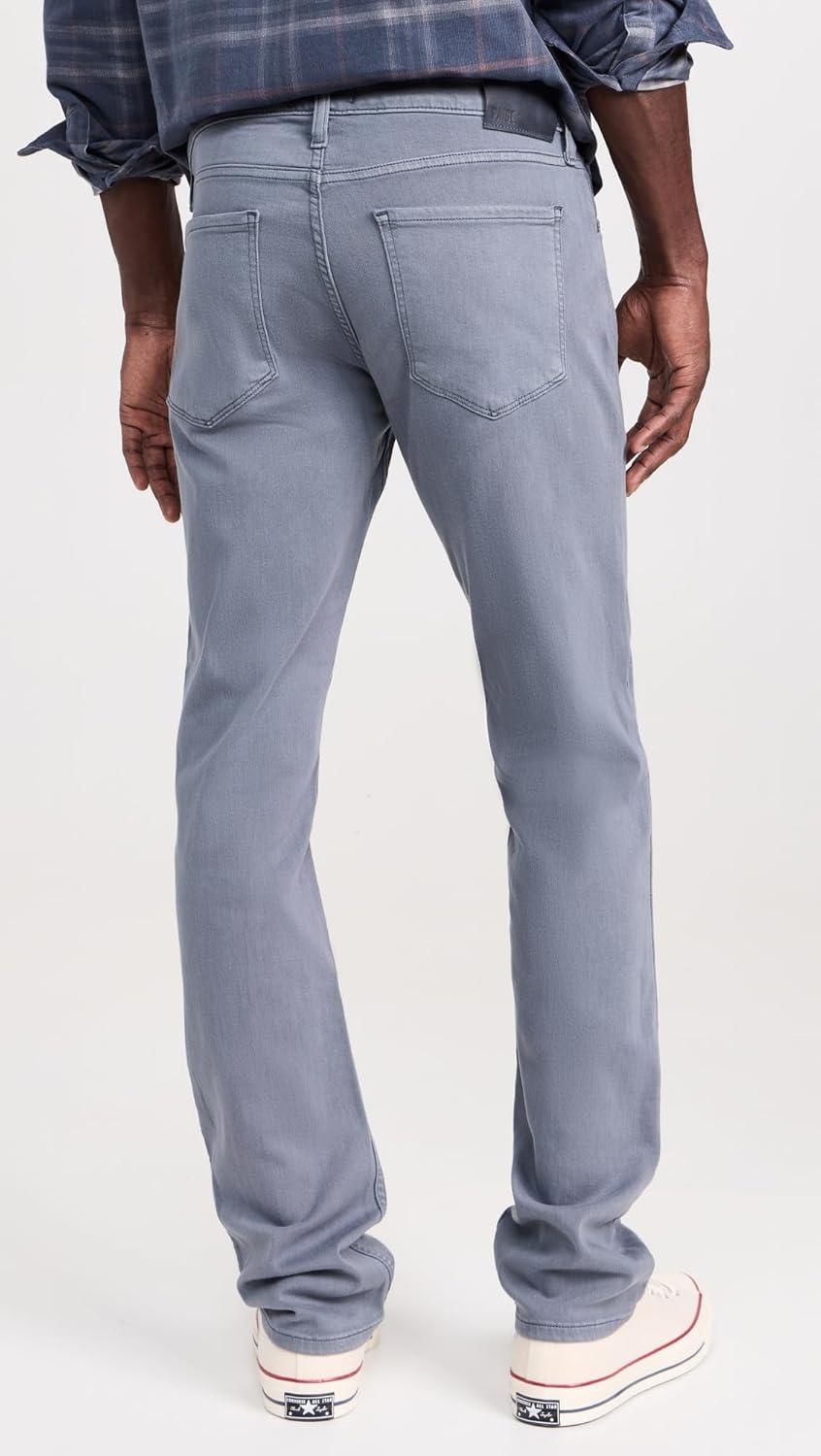 imagePAIGE Mens Federal Transcend Slim Straight JeansVintage Navy Smoke