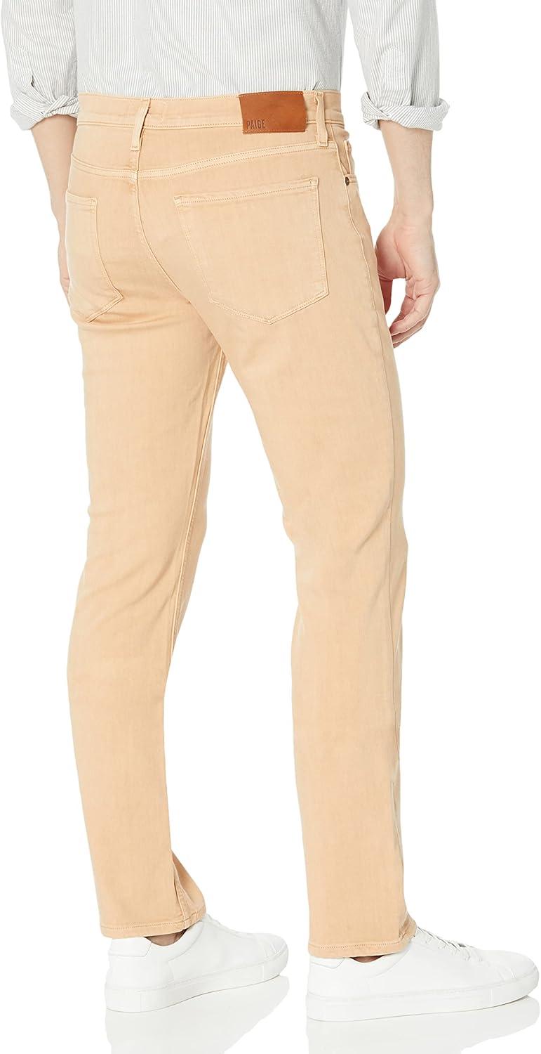 imagePAIGE Mens Federal Transcend Slim Straight JeansVintage Peach Fuzz