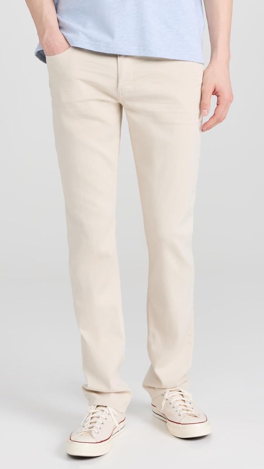 imagePAIGE Mens Federal Transcend Slim Straight JeansVintage Tan Ceramic