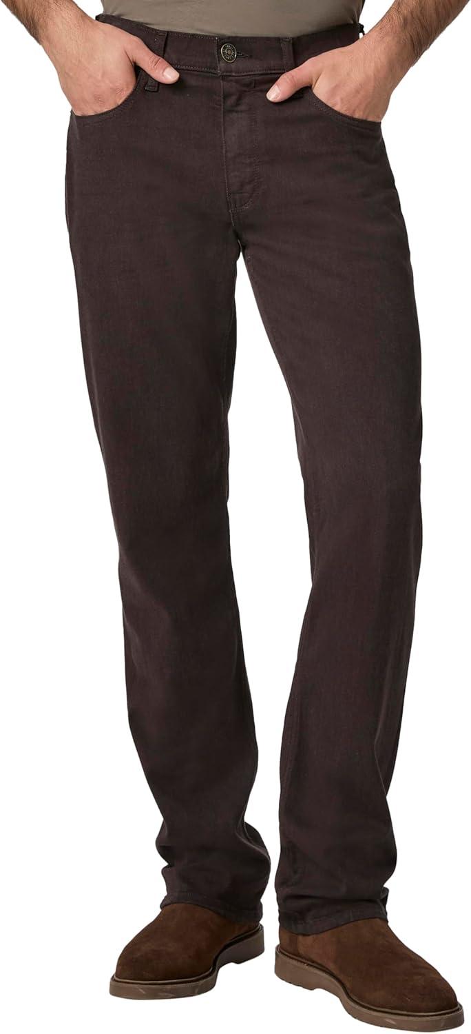 imagePAIGE Mens Normandie Transcend Straight Leg PantDeep Chocolate