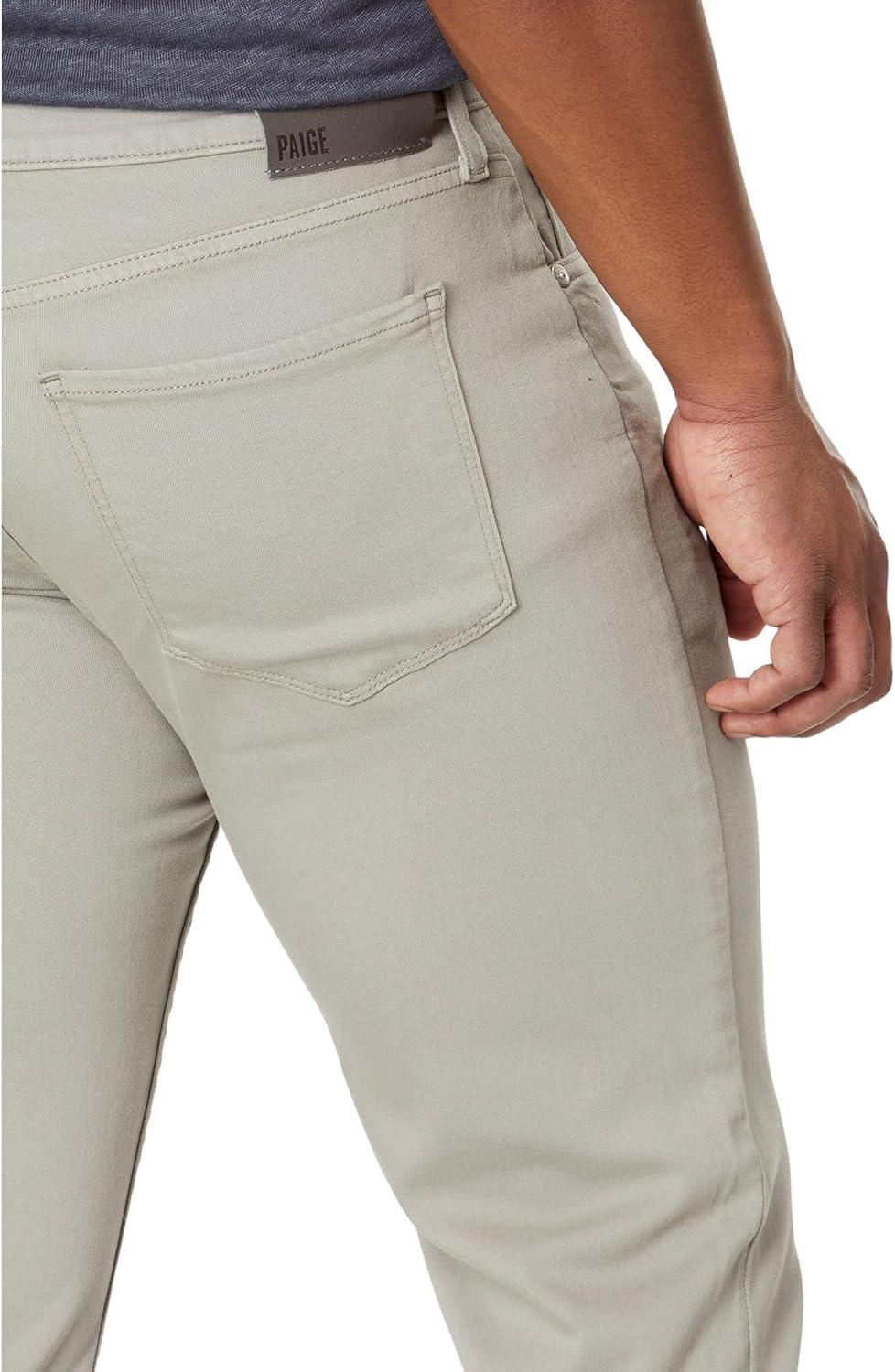 imagePAIGE Mens Normandie Transcend Straight Leg PantStatic Grey