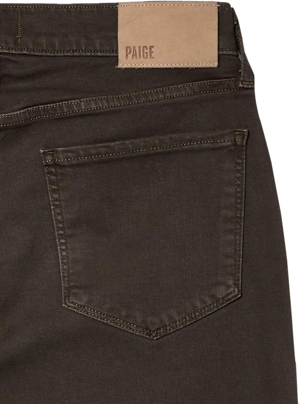 imagePAIGE Mens Normandie Transcend Straight Leg PantVintage Black Olive