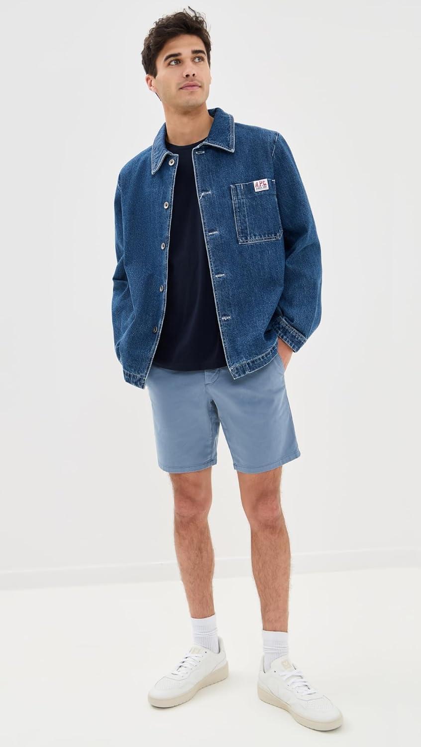 imagePAIGE Mens Phillips Stretch Sateen Shorts 775quotFjord Valley