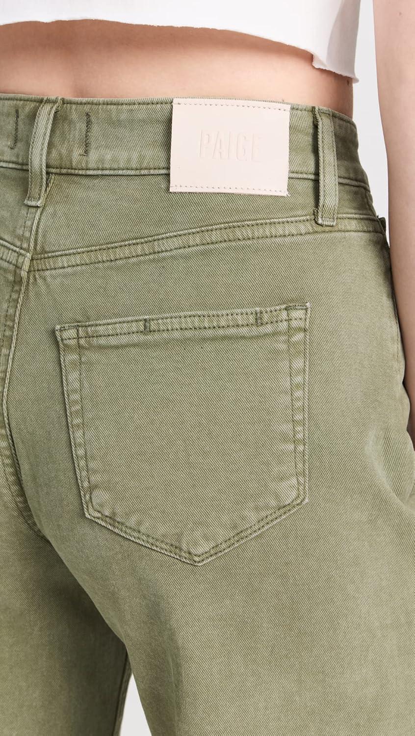 imagePAIGE Womens Anessa JeansVintage Mossy Green