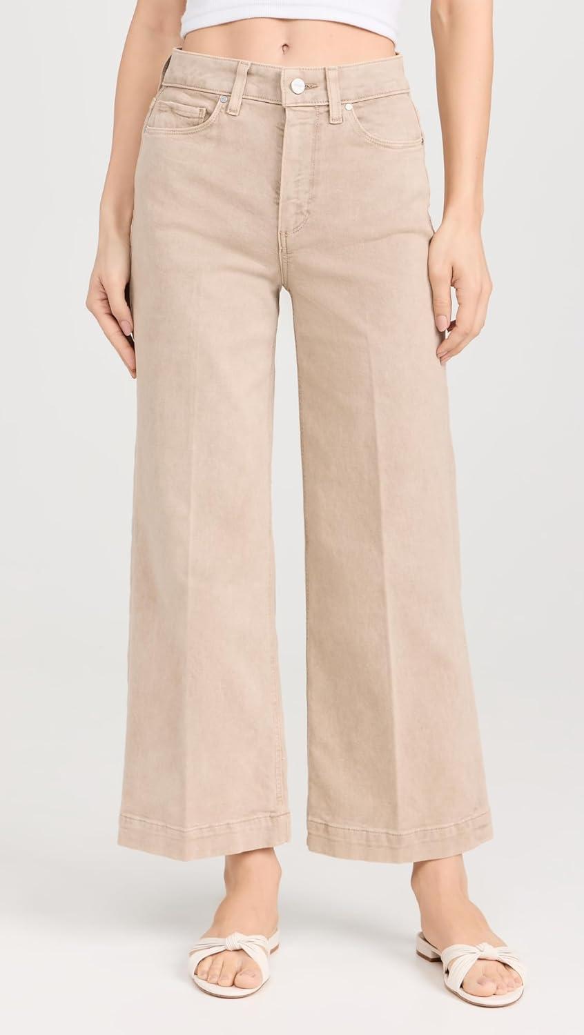 imagePAIGE Womens Anessa JeansVintage Soft Sand