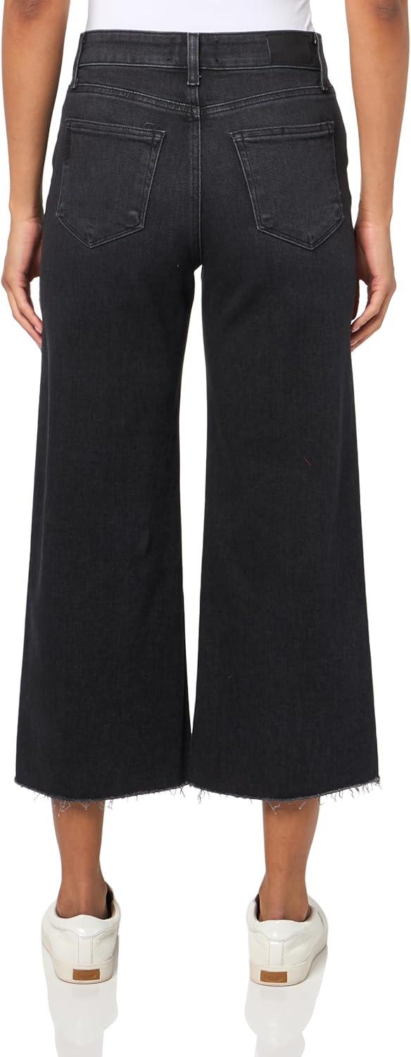 imagePAIGE Womens Anessa Petite Raw HemBlack Lotus