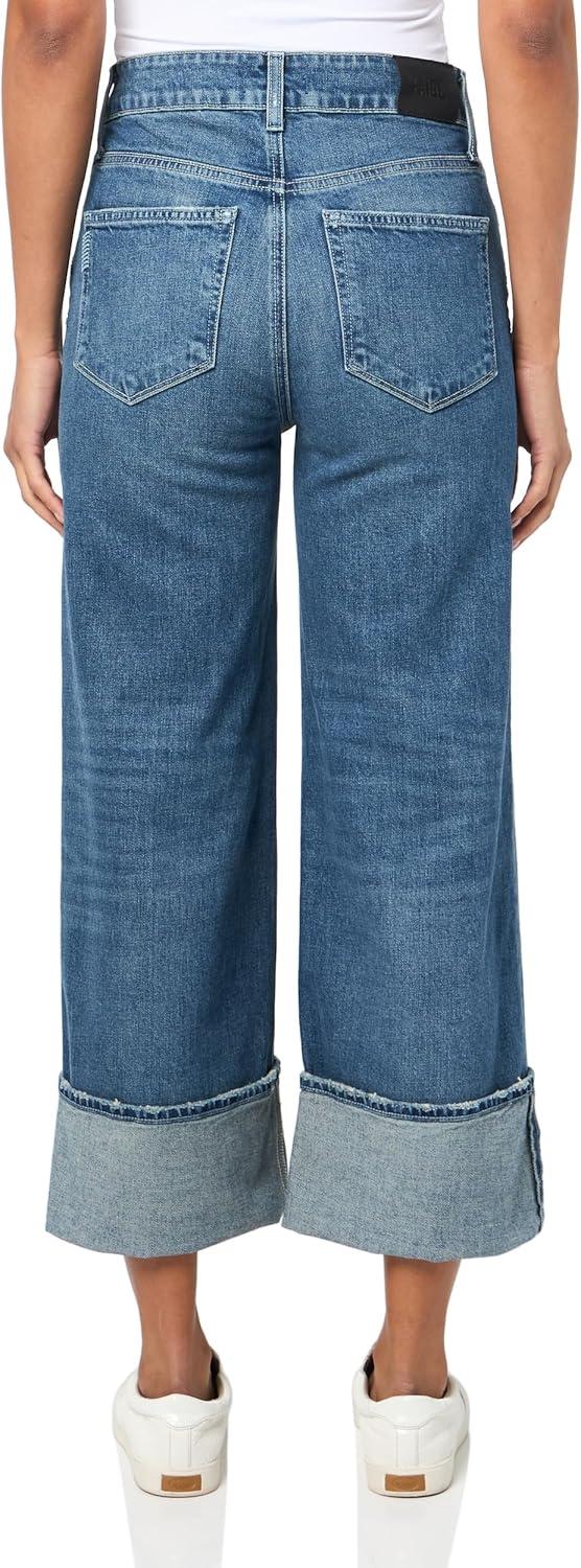 imagePAIGE Womens Anessa Petite Raw HemBlue Note Distressed