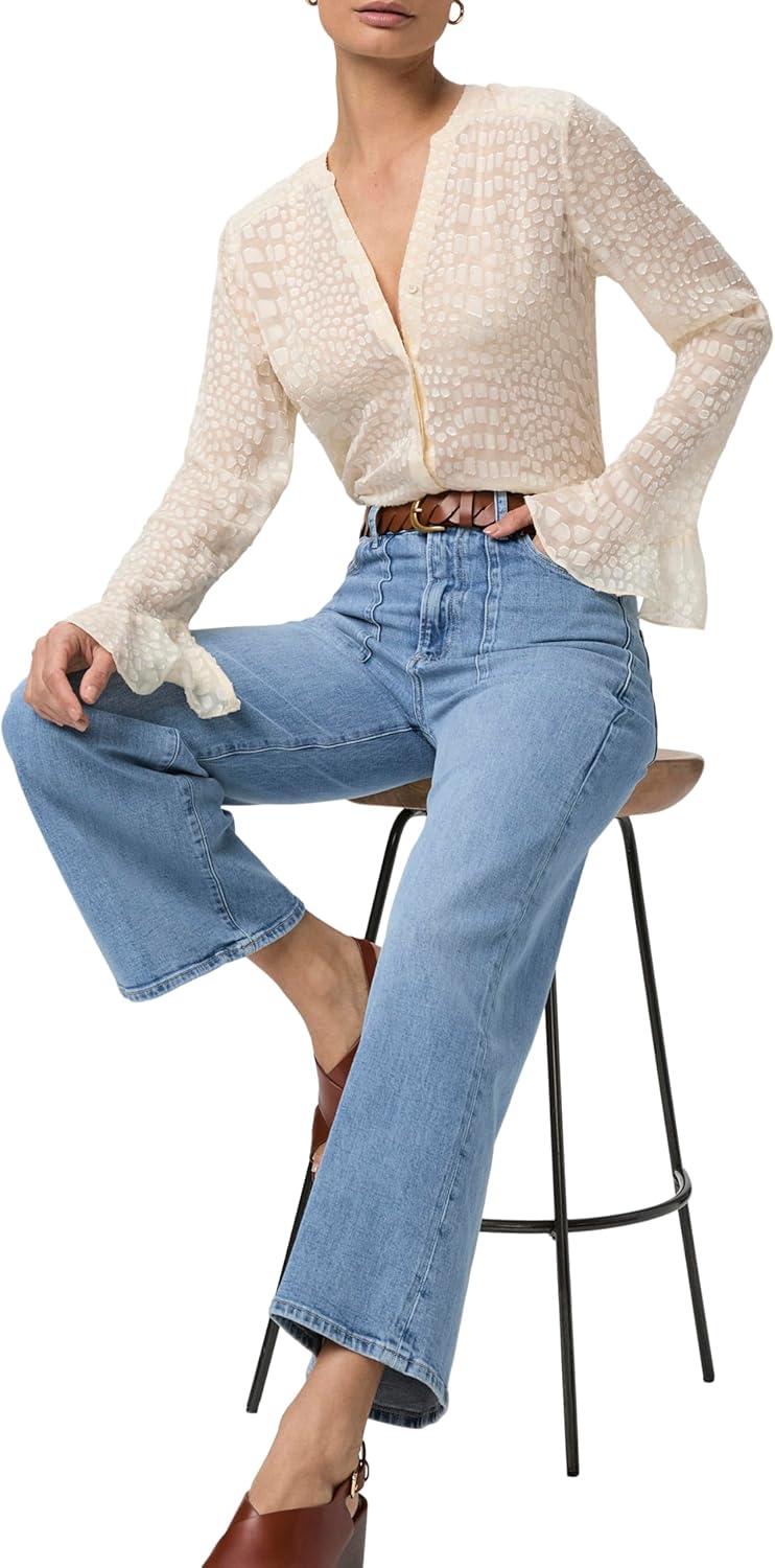 imagePAIGE Womens Anessa with Patch Pockets and TabMarlena