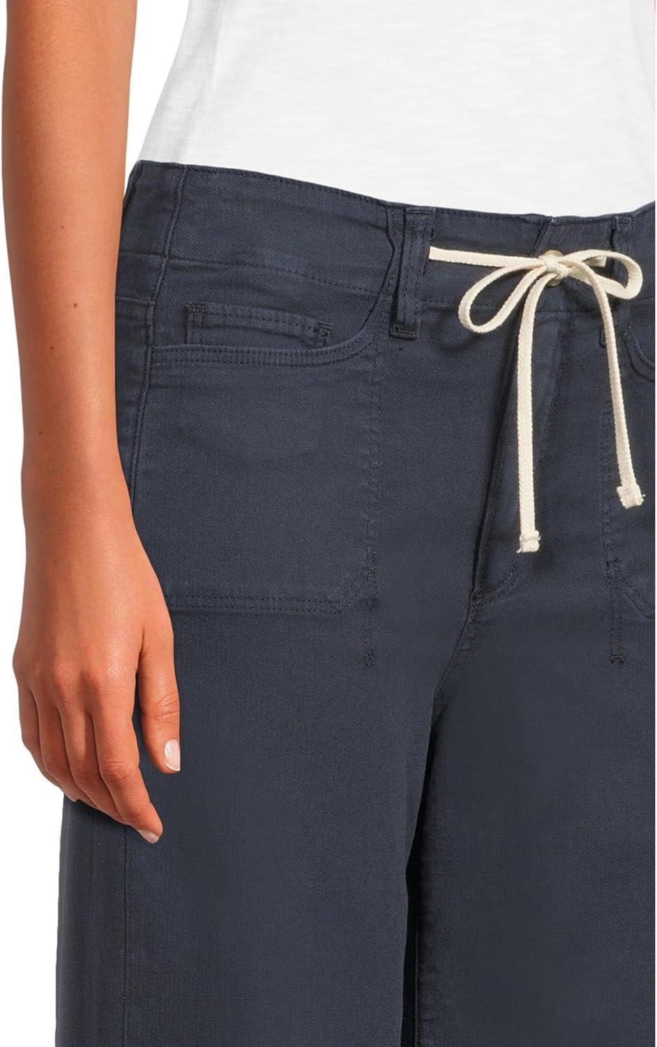 imagePAIGE Womens Ari with Waistband Tie and Stitch Thru PcktsVintage Navy Seascape