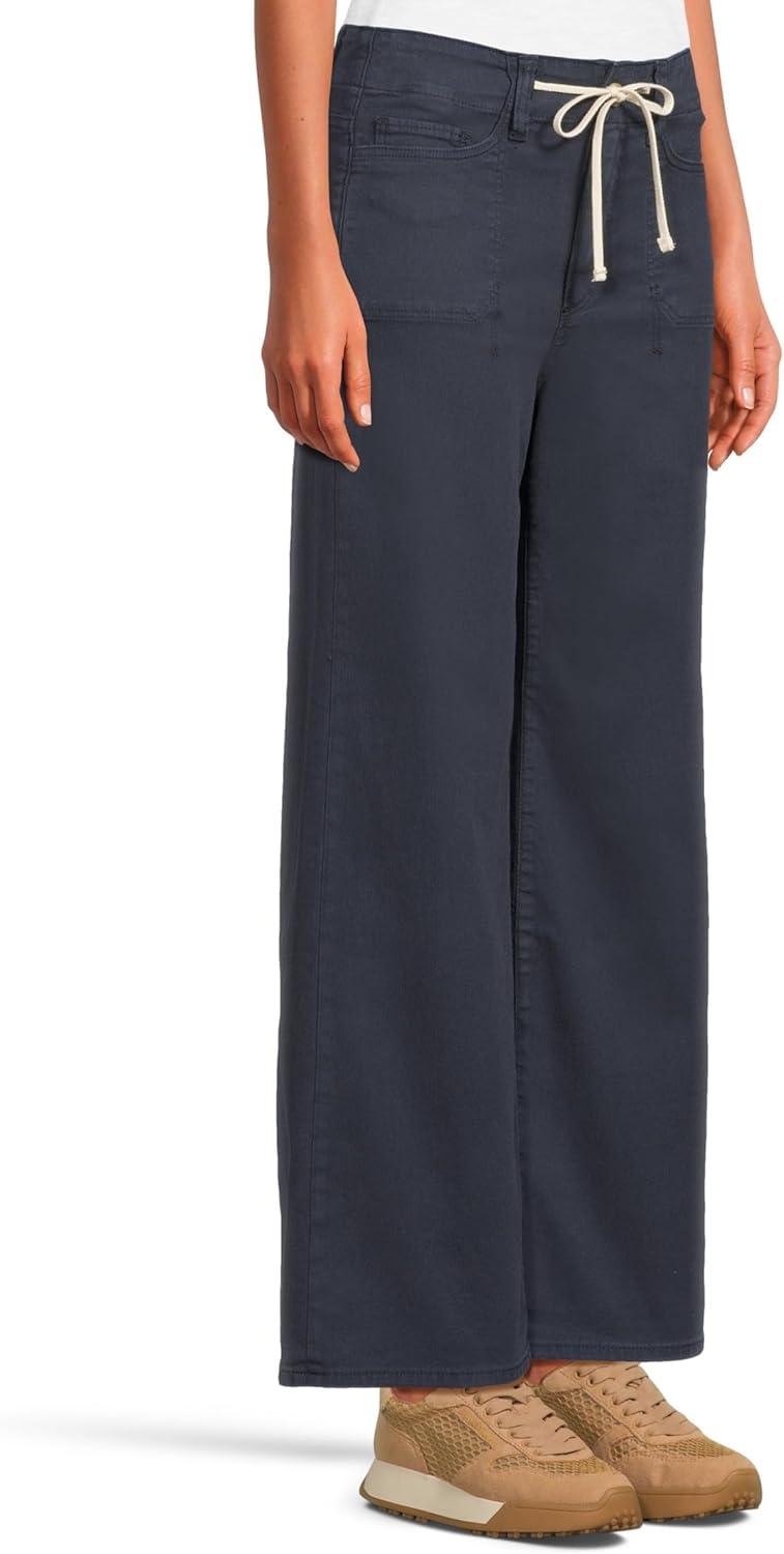 imagePAIGE Womens Ari with Waistband Tie and Stitch Thru PcktsVintage Navy Seascape