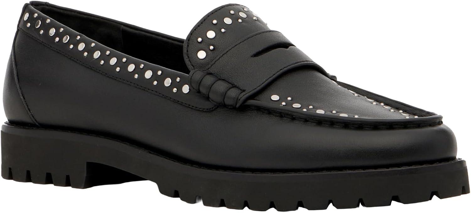 imagePAIGE Womens Ellis Studded Flat LoaferBlack