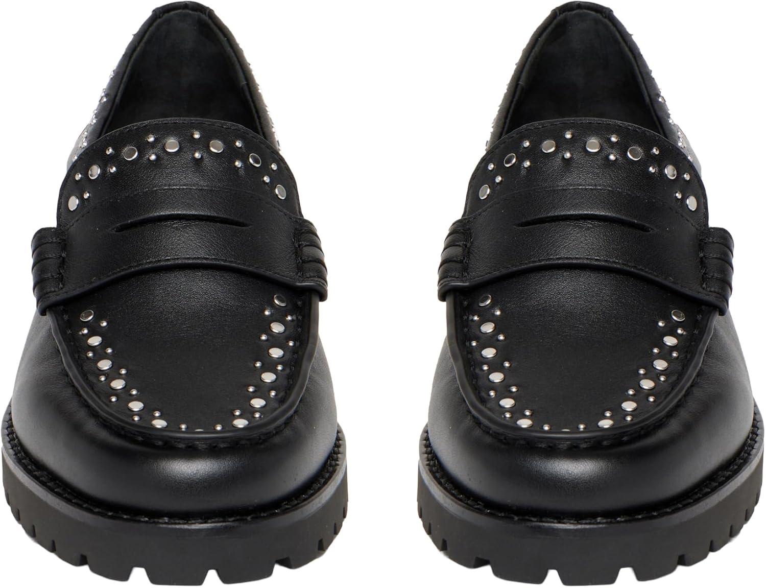 imagePAIGE Womens Ellis Studded Flat LoaferBlack