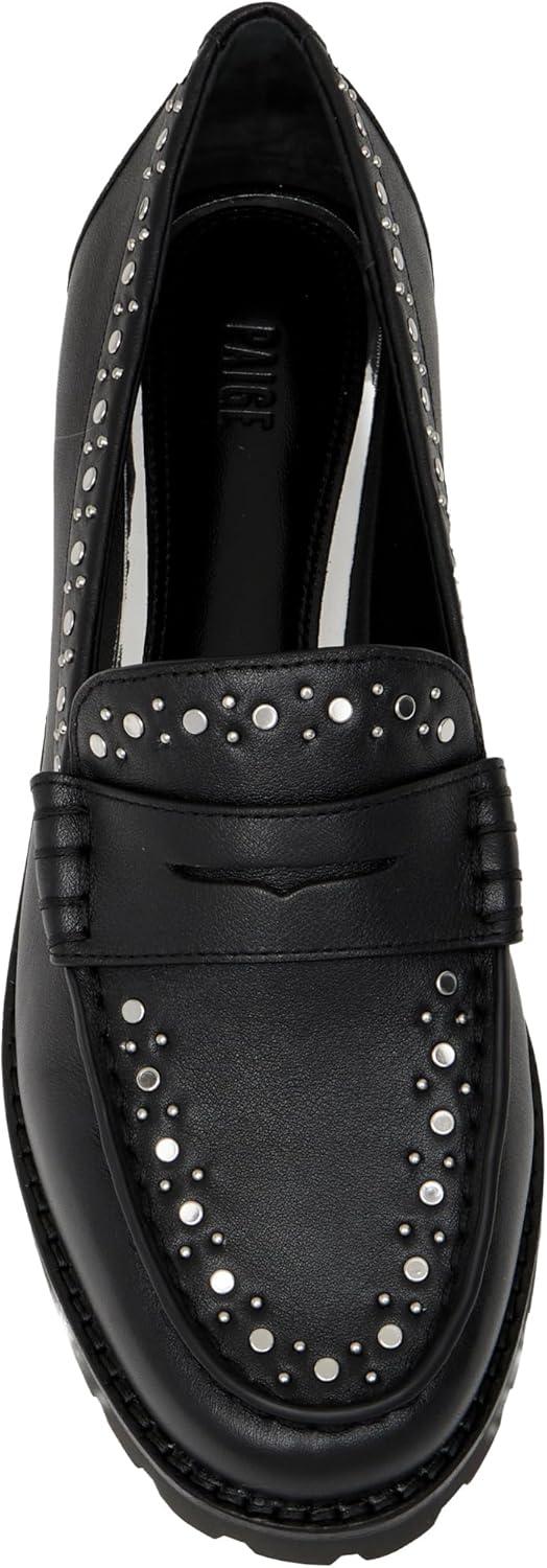 imagePAIGE Womens Ellis Studded Flat LoaferBlack