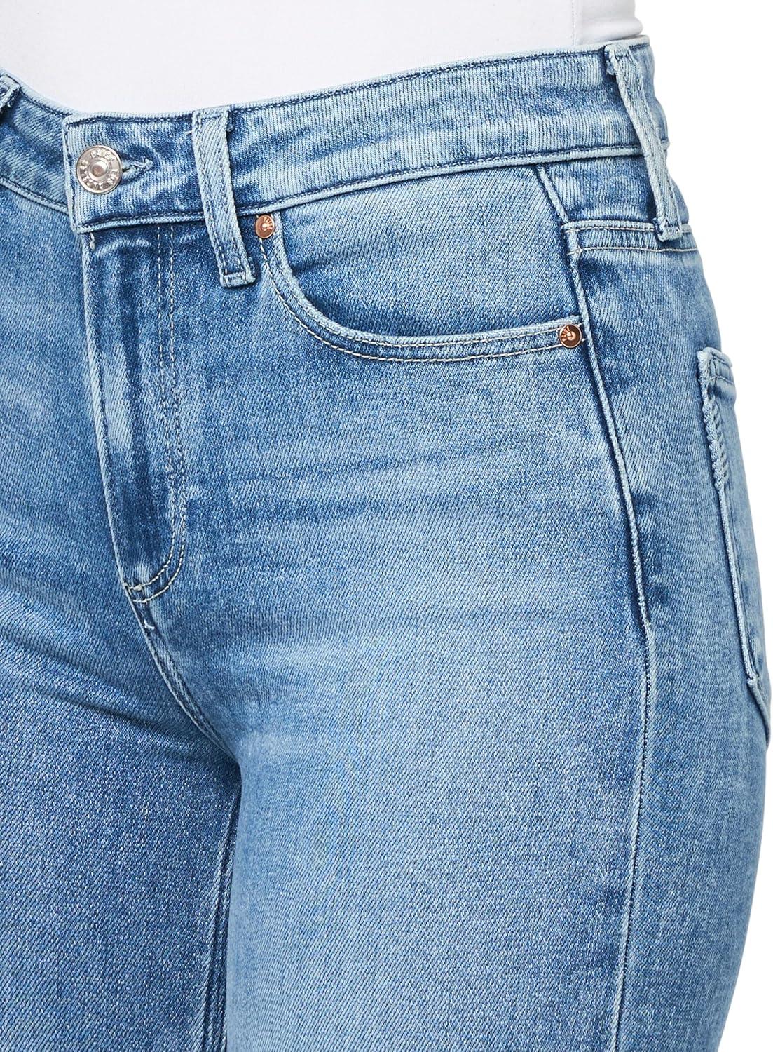 imagePAIGE Womens White Noise Grand Hem JeansBebop