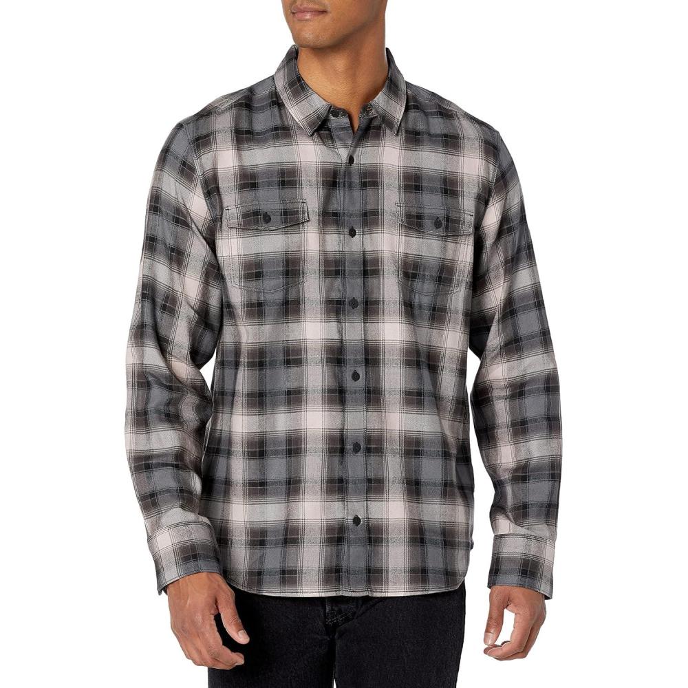 imagePAIGE Mens Everett Brushed Cotton Button Down ShirtSoft Mauve