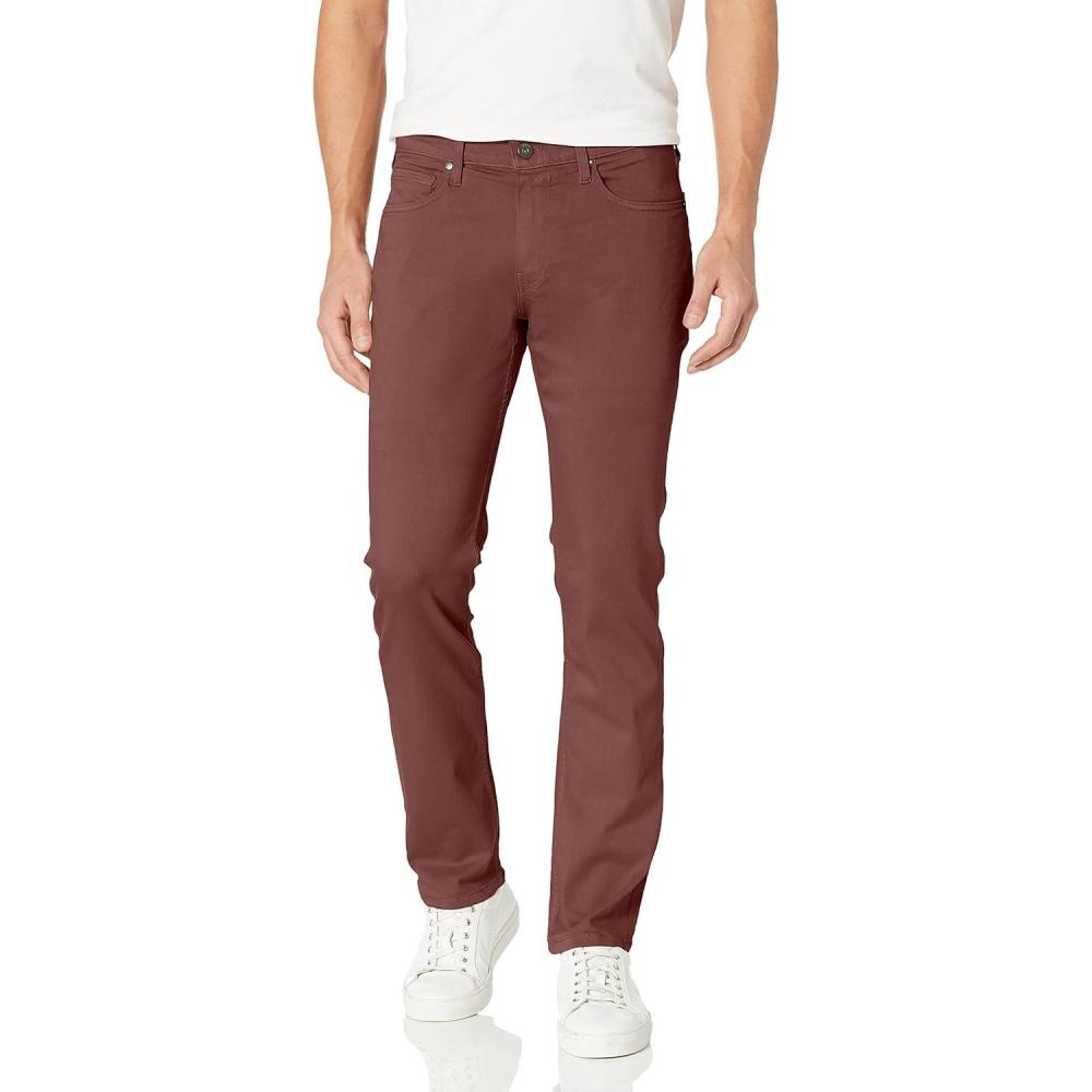 imagePAIGE Mens Federal Transcend Slim Straight JeansVintage Iris Mauve