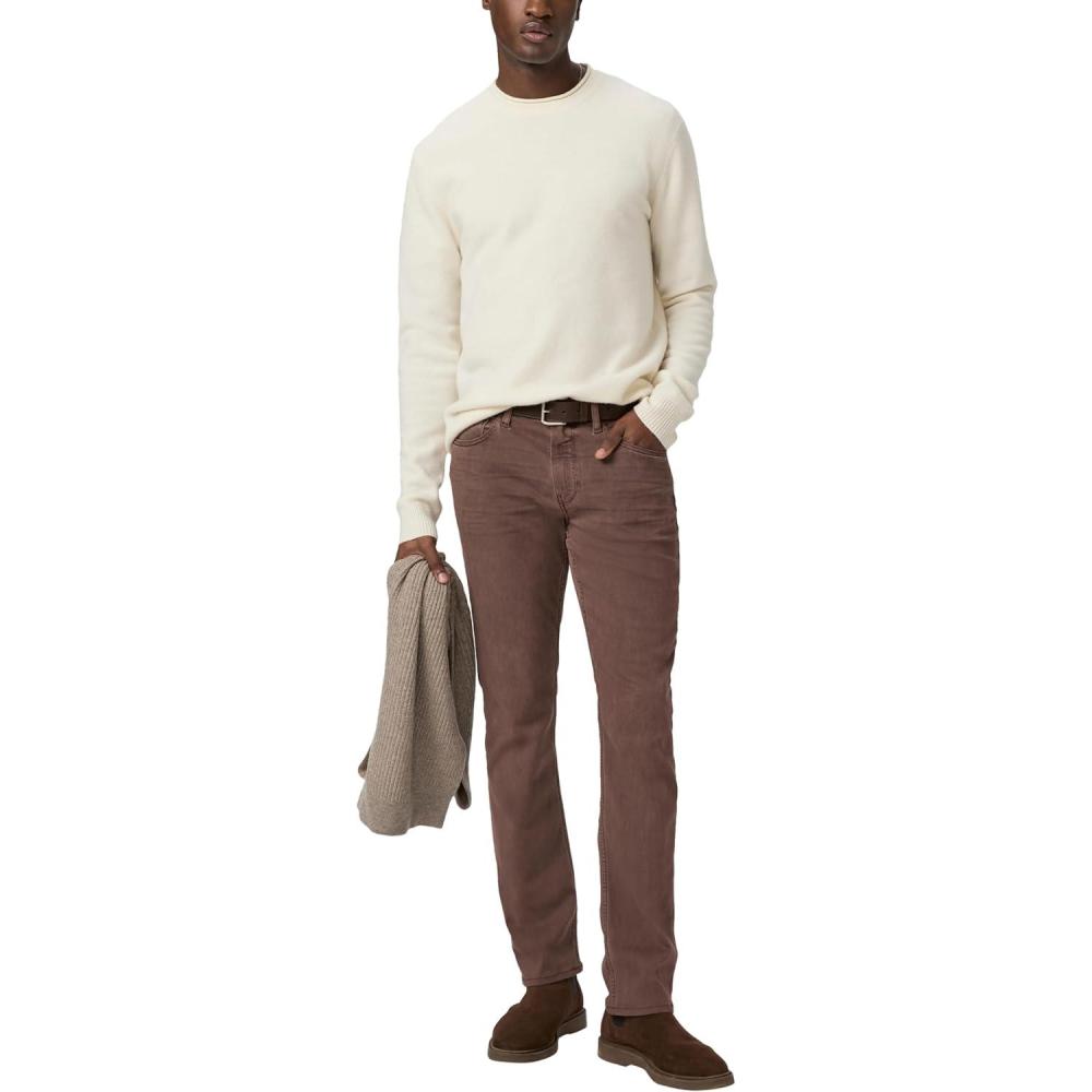 imagePAIGE Mens Federal Transcend Slim Straight JeansVintage Spanish Red