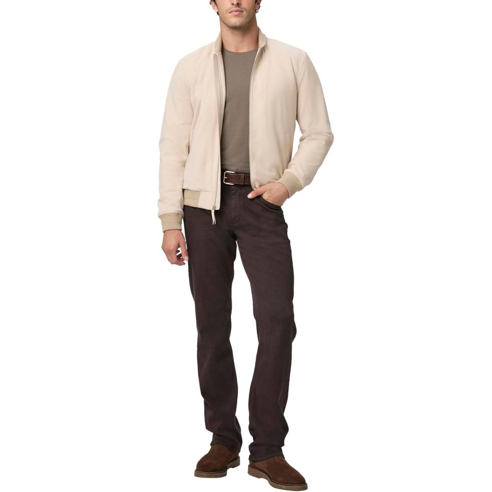 imagePAIGE Mens Normandie Transcend Straight Leg PantDeep Chocolate