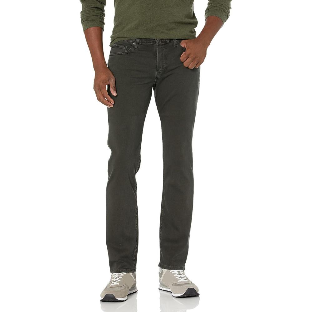 imagePAIGE Mens Normandie Transcend Straight Leg PantVintage Smokey Peat