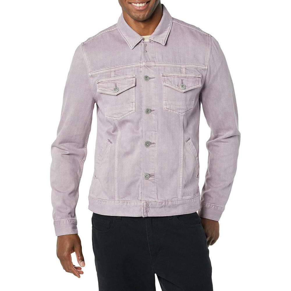 imagePAIGE Mens Scout Denim JacketVintage Hazy Orchid