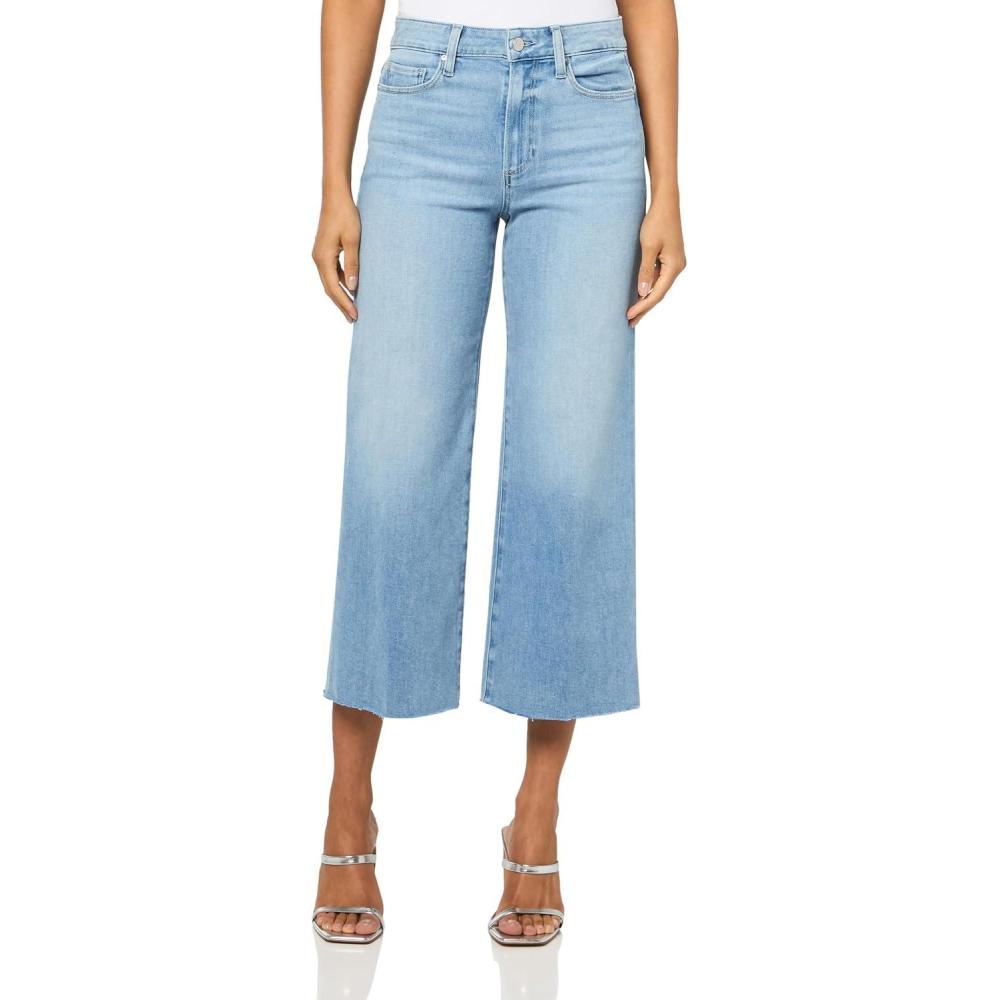 imagePAIGE Womens Anessa Petite Raw HemLuminaries