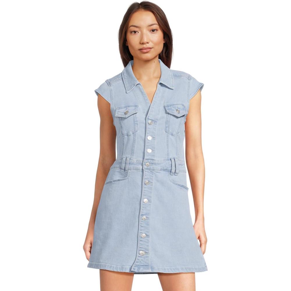 imagePAIGE Womens Jazsyn Denim Dress Jolene PktTalya