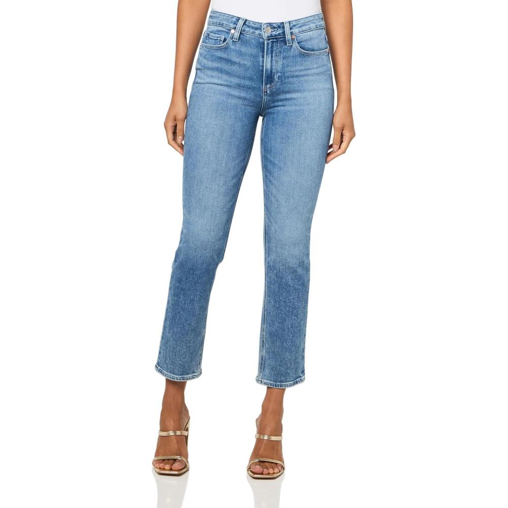 imagePAIGE Womens White Noise Grand Hem JeansBebop