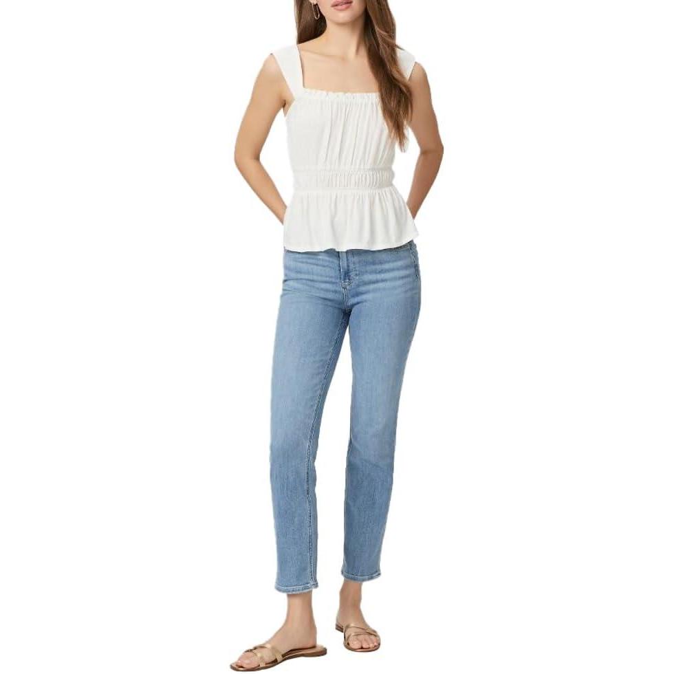 imagePAIGE Womens White Noise Grand Hem JeansGolden Age