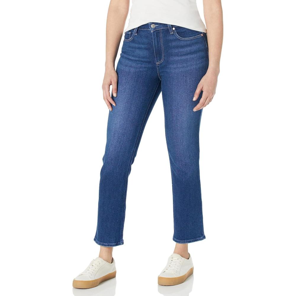 imagePAIGE Womens White Noise Grand Hem JeansNewbie
