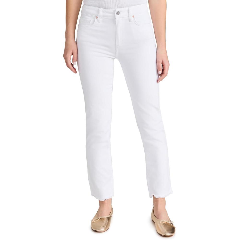 imagePAIGE Womens White Noise Grand Hem JeansWhite Noise W Grand Hem