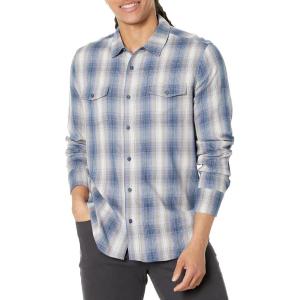 PAIGE Men’s Everett Brushed Cotton Button Down Shirt(Arctic Ash)