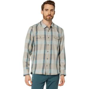 PAIGE Men’s Everett Brushed Cotton Button Down Shirt(Fresh Moss)