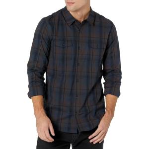 PAIGE Men’s Everett Brushed Cotton Button Down Shirt(Peaceful Night)