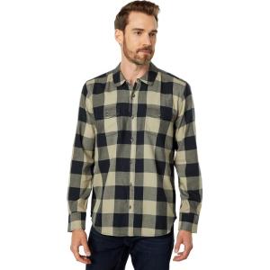 PAIGE Men’s Everett Brushed Cotton Button Down Shirt(Silver Ink)