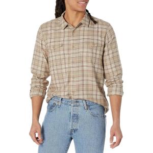 PAIGE Men’s Everett Brushed Cotton Button Down Shirt(Velvet Stone)