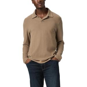 PAIGE Men’s Hammond Long Sleeve Sueded Jersey Polo Shirt(Highlands)