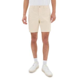 PAIGE Men’s Phillips Stretch Sateen Shorts 7.75″(Cream Tusk)