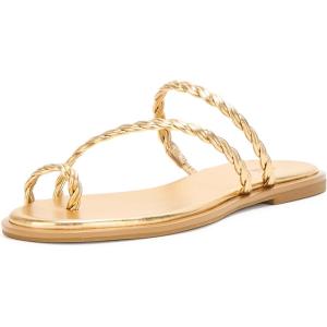 PAIGE Women’s Allegra Flat Sandal(Gold)