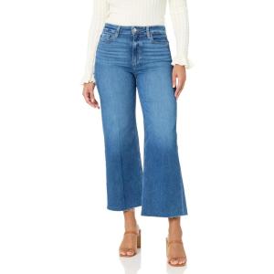 PAIGE Women’s Anessa Jeans with Raw Hem(Painterly Distressed)