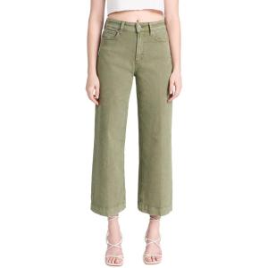 PAIGE Women’s Anessa Jeans(Vintage Mossy Green)