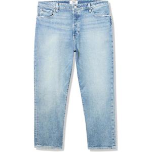 PAIGE Women’s Billy Crop Covered Button Fly(Cats Meow Distressed)