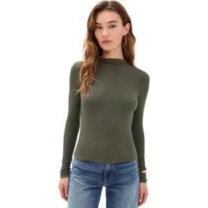 PAIGE Women’s Henrietta Top(Dark Army)