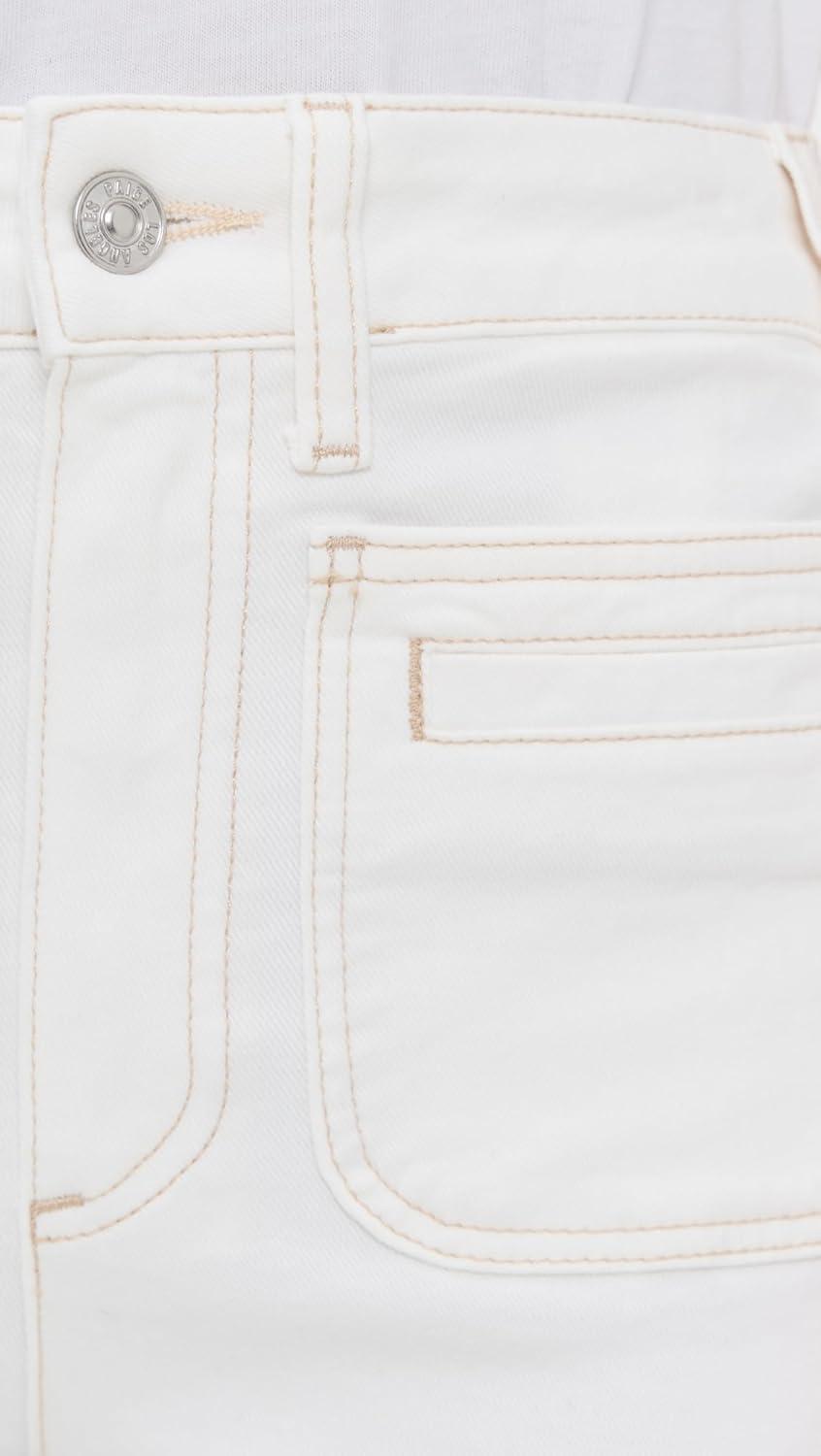 imagePAIGE Womens Anessa Wide Leg JeansToasted Ecru