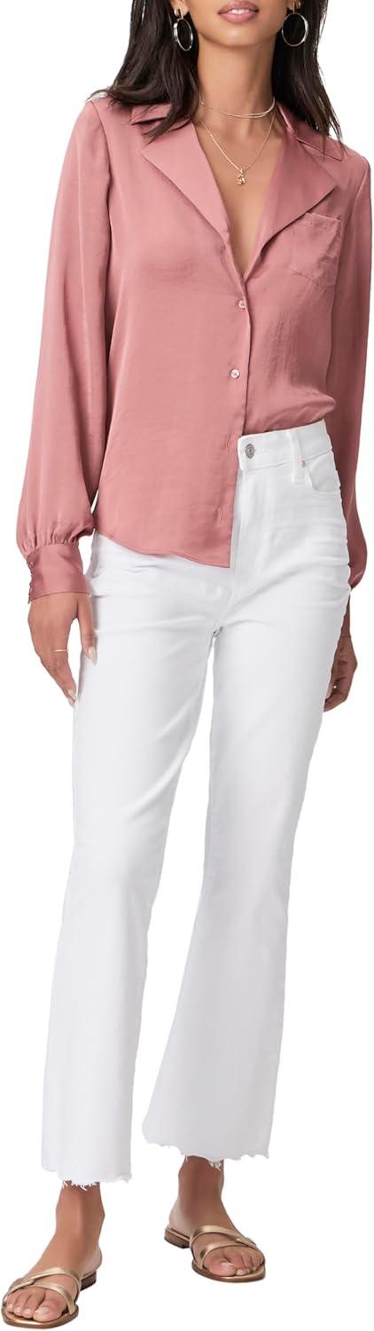 imagePAIGE Womens ClaudineLived in Crisp White Surfside